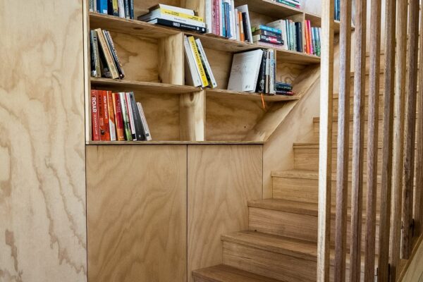 'Matt and Jane are problem solvers. That's what you want. Also their carpentry is top class. Gorgeous details - the interior ply lining had to sit just so and they did it- just so! The staircase bookcase ditto.'
